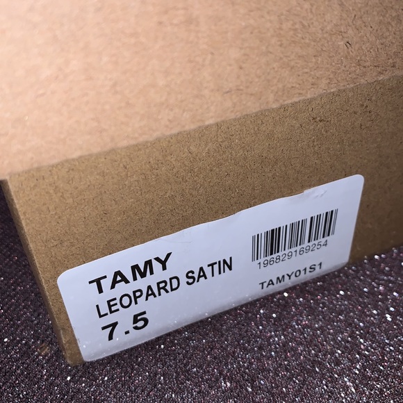 Steve Madden TAMY Leopard Satin - Picture 7 of 9